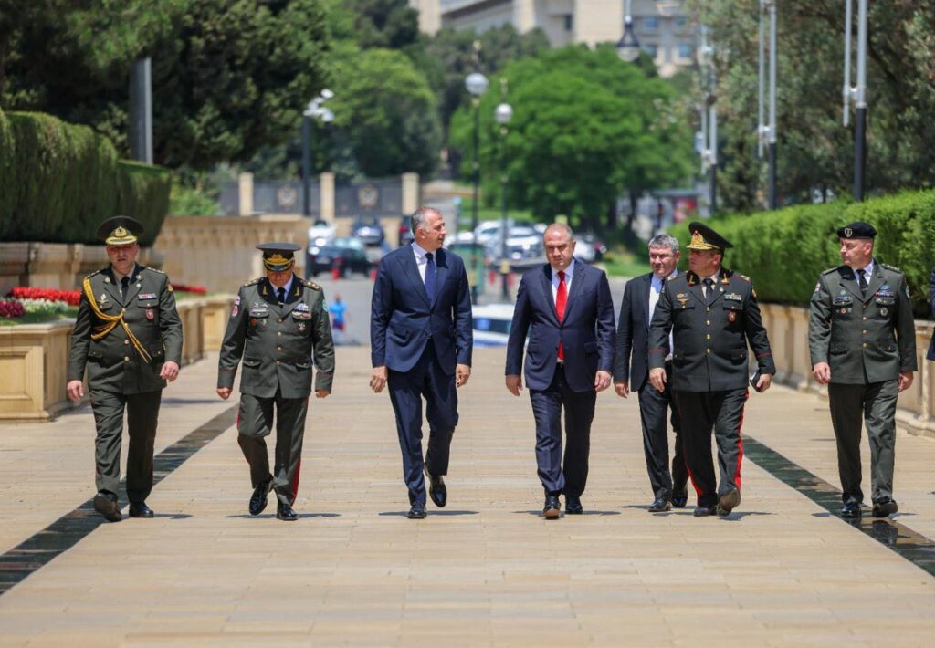 Defence Minister visits Azerbaijan