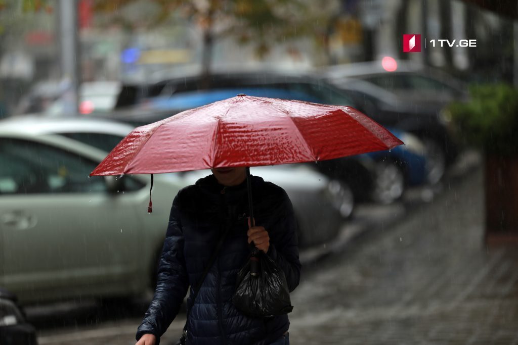Forecasters predict heavy rain, hail, and strong winds in most parts of Georgia, including Tbilisi