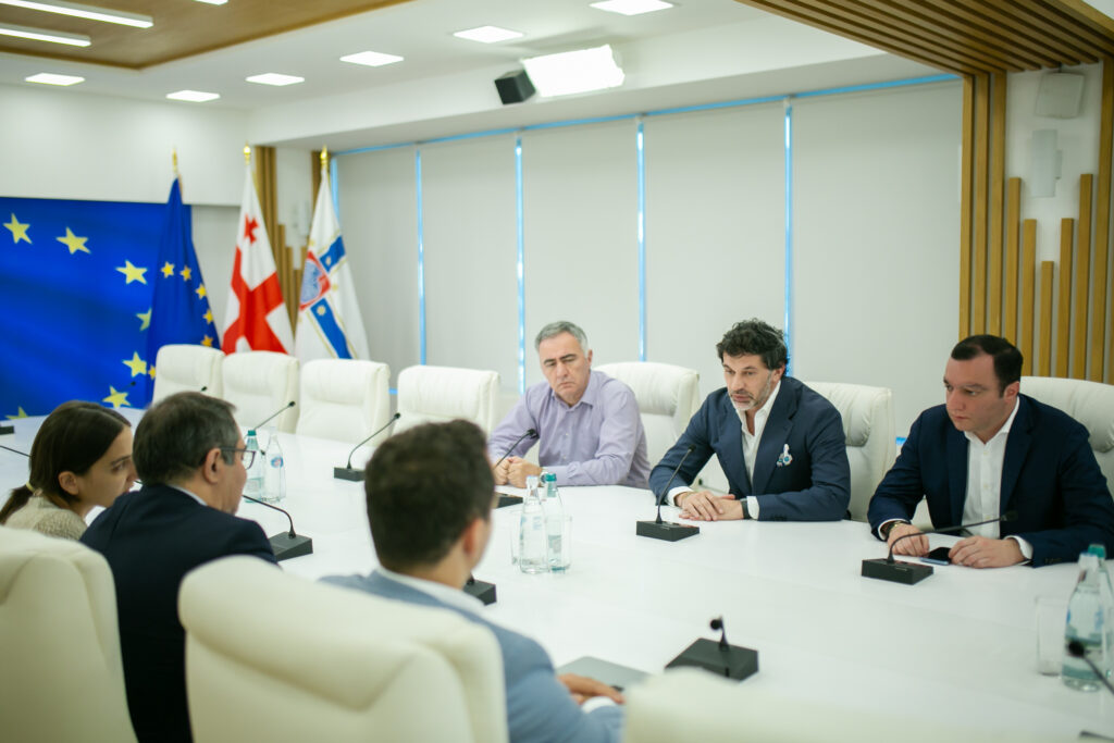 Tbilisi Mayor meets GWP management