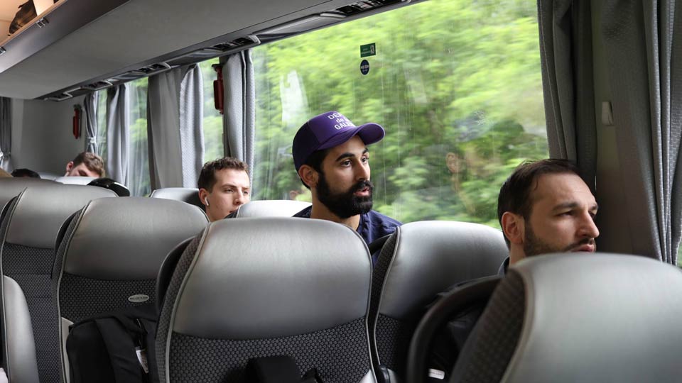 Georgian basketball team in Trento