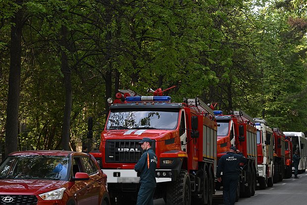 В Воронежской области России после атаки дронов возник пожар на складе боеприпасов