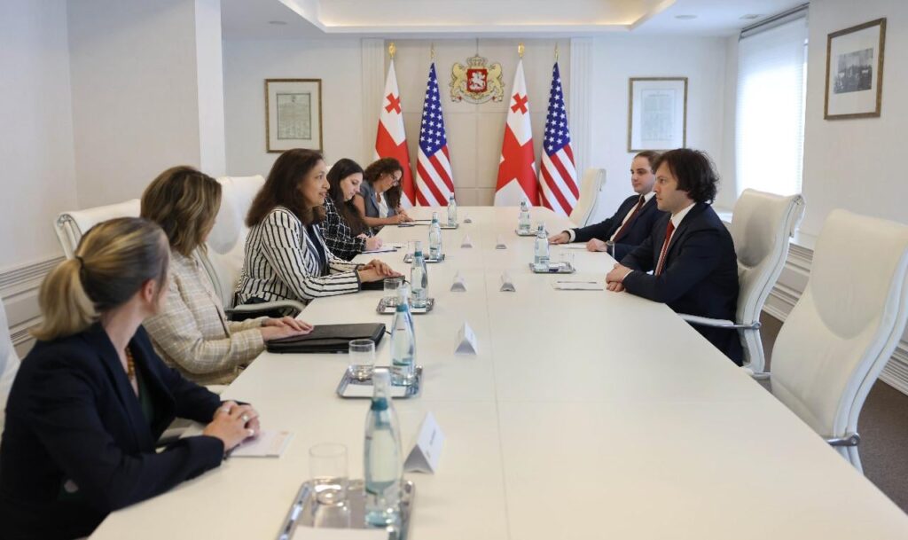 Georgian PM meets U.S. Under Secretary Uzra Zeya