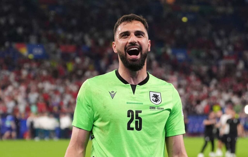 Giorgi Mamardashvili tops Euro 2024 charts by 29 saves