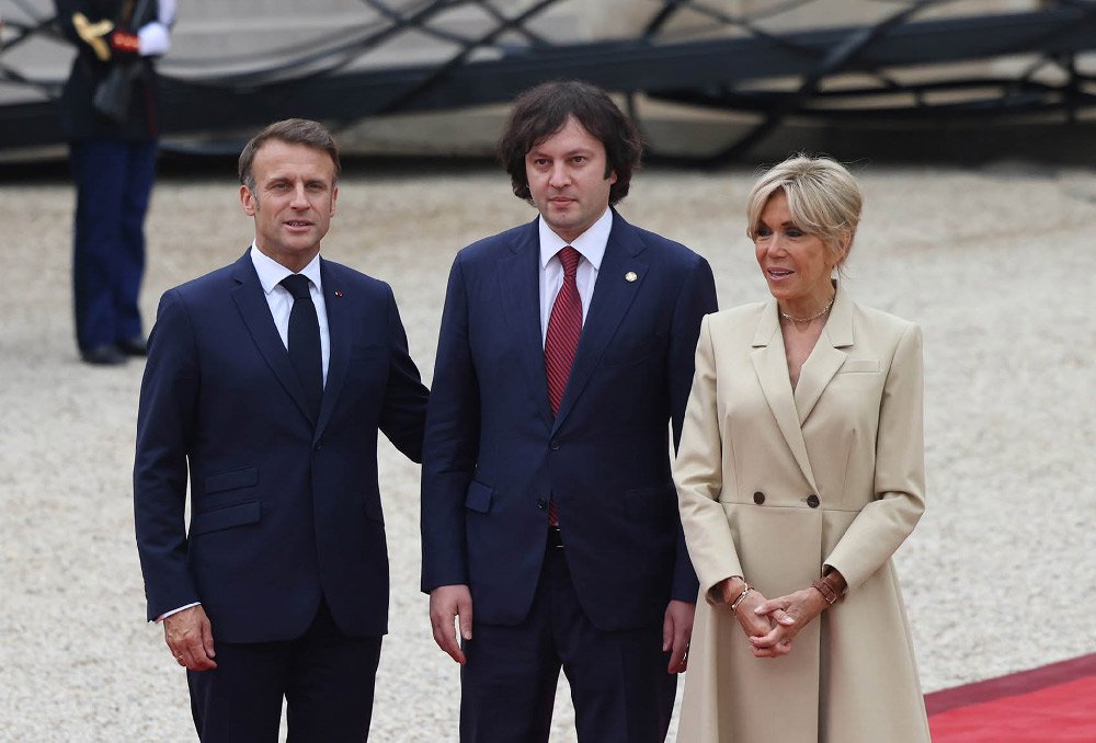 Georgian PM attends French President's reception ahead of Olympic opening ceremony