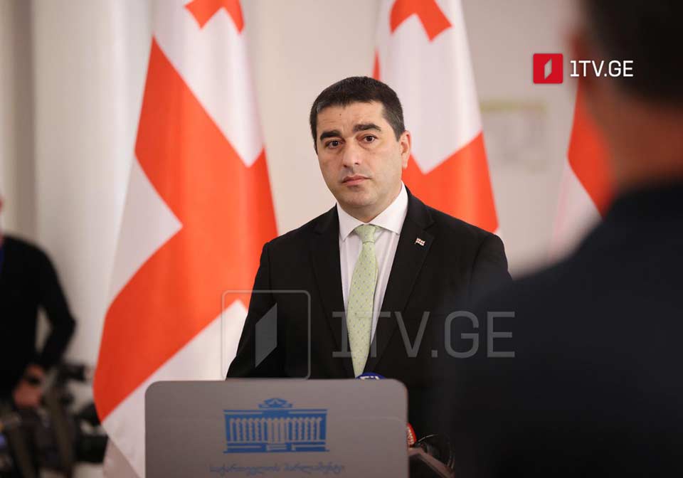 Speaker: Not surprising Danish Embassy has not explained so far why Saakashvili's placard was displayed at Danish gov't-funded event