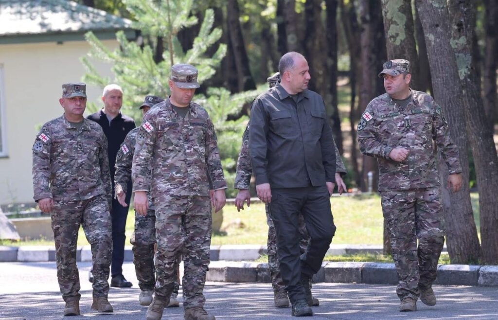 Defense Minister visits Sachkhere Mountain Training School