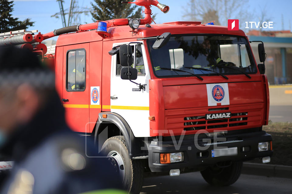 Fire erupts at shopping centre in Gldani district