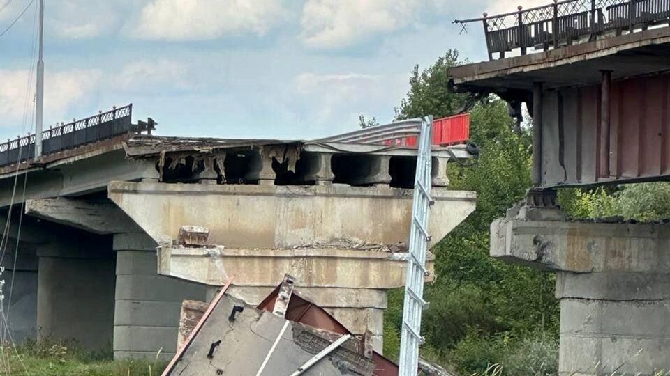 Ukrayna ordusu Kursk vilayətində Seym çayı körpüsünü bombalayıb