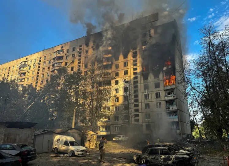 Rusiyanın Xarkovu bombalaması nəticəsində ölənlərin sayı 5 nəfərə yüksəlib