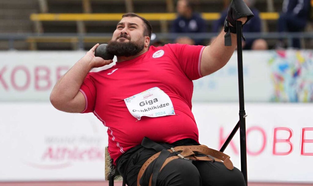 Georgia's Giga Ochkhikidze wins gold in Men's shot put F53 at Paralympics Games Paris 2024