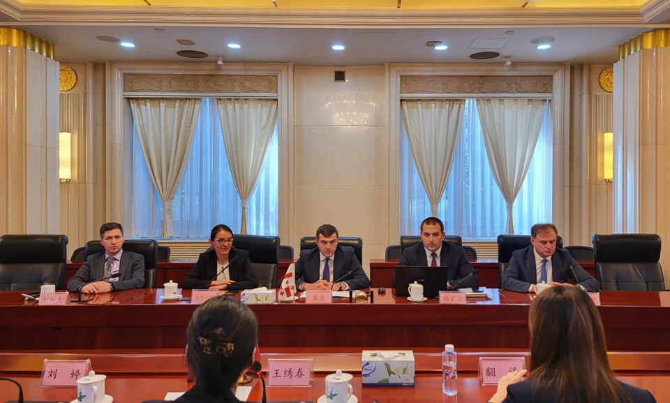 Joint Commission meeting on road transport between Georgia and China held in Beijing