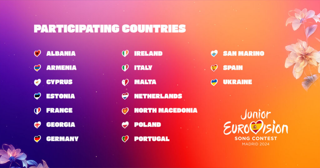 17 nations to compete in JESC 2024