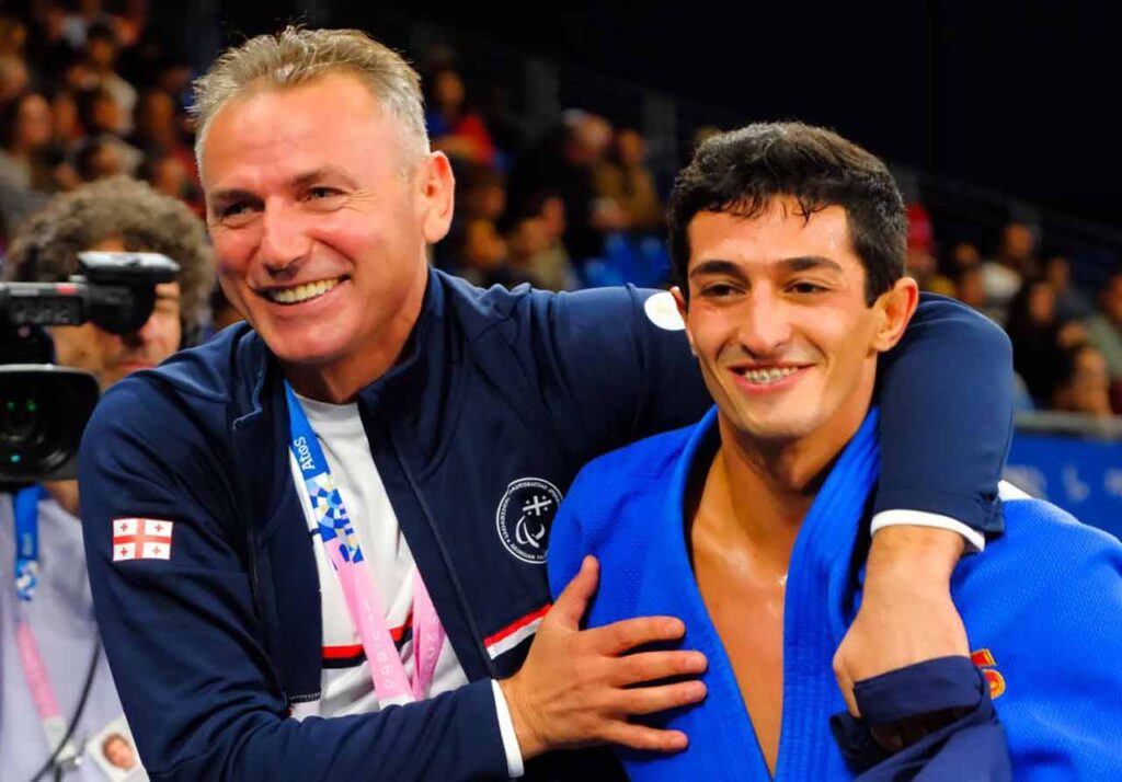 Zurab Zurabiani wins silver at Olympic para judo men - 60 kg J2