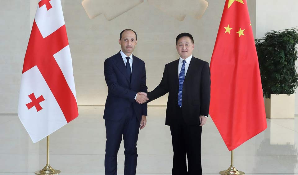 Georgian Economy Minister meet Governor of People's Bank of China