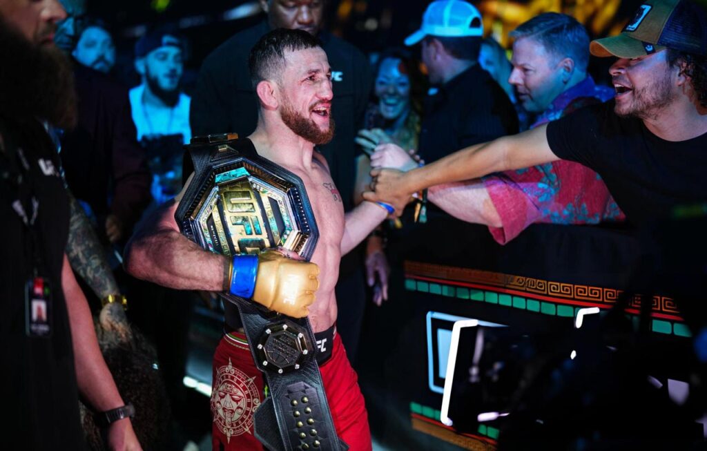 Merab Dvalishvili becomes UFC bantamweight champion after defeating Sean O’Malley