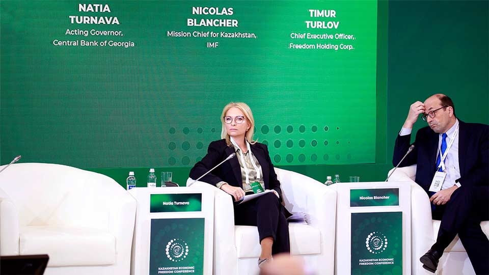 NBG Acting Governor joins panel at Kazakhstan's inaugural high-level economic conference