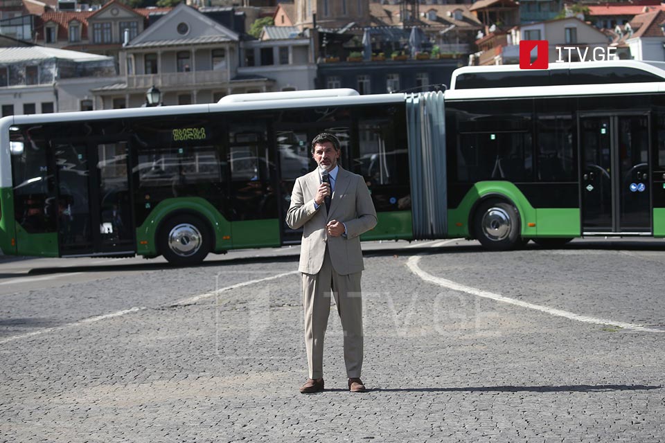 Tbilisi introduces new fleet of 18-metre MAN buses