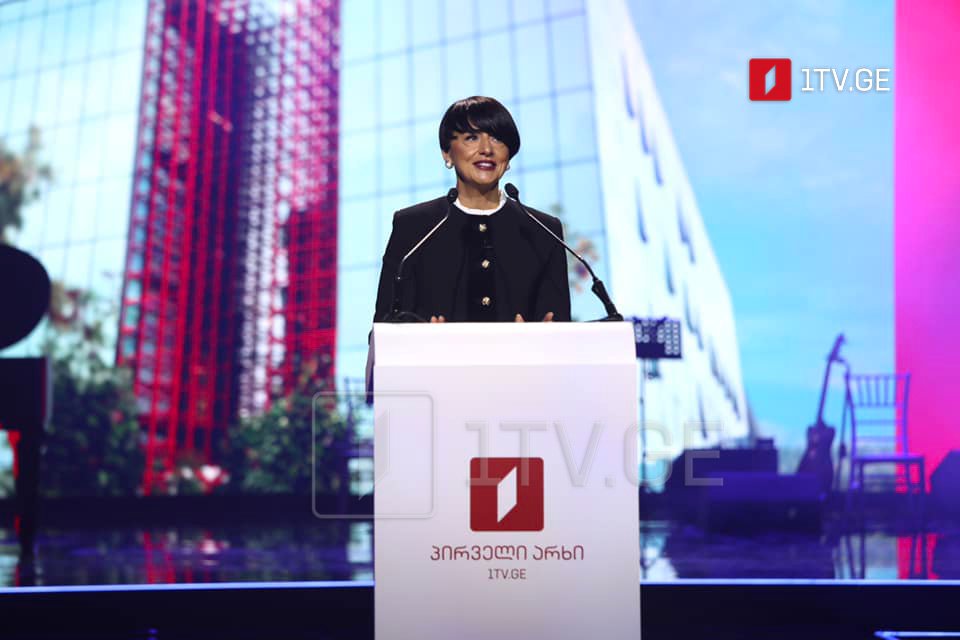 Tinatin Berdzenishvili: I am proud to announce that our capital has been enriched with modern architectural eco-project-a multimedia centre that integrates media broadcasting, film production, promotes development of digital spaces