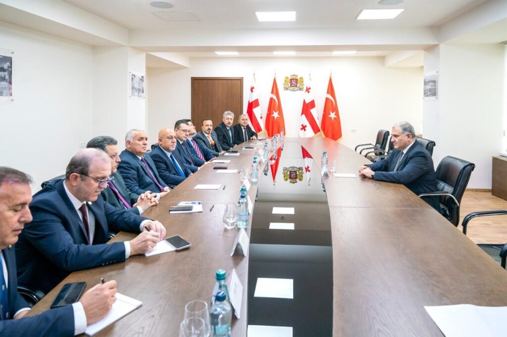 Միխեիլ Սարջվելաձեն հանդիպել է Թուրքիայի Հանրապետության պատվիրակության հետ