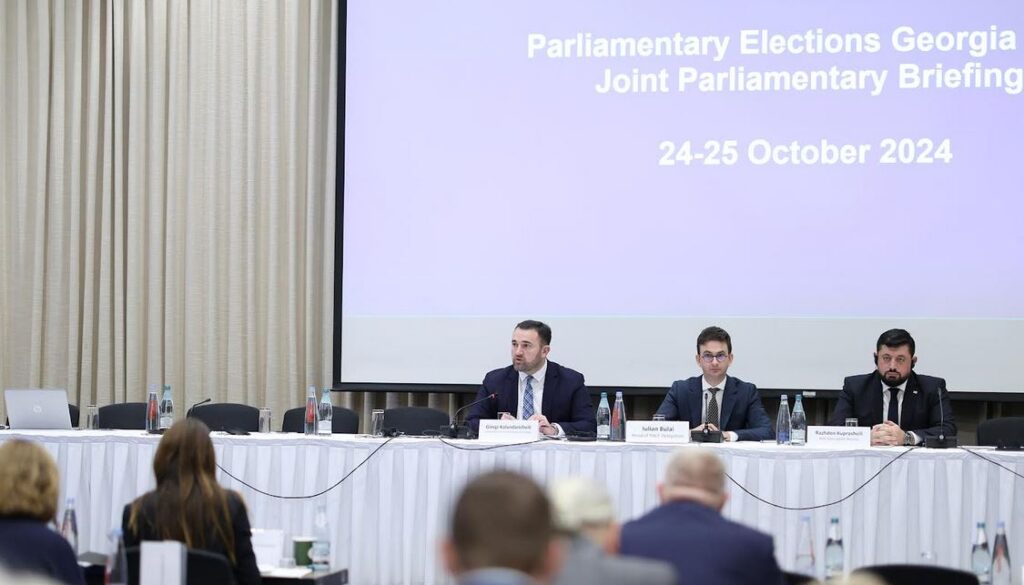 CEC Chair briefs OSCE PA delegation on preparations for October 26 elections