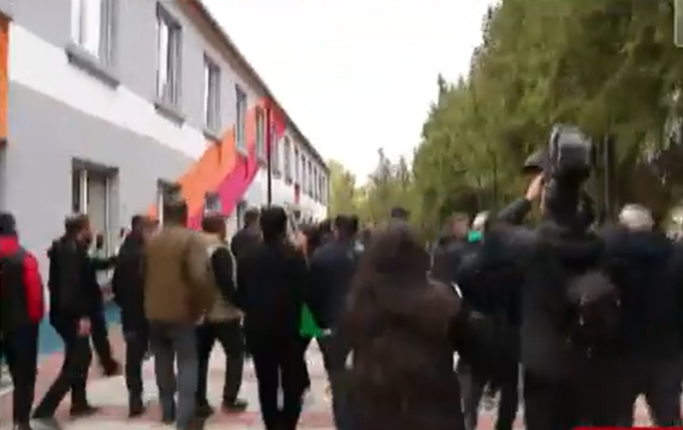 Physical confrontation erupts at Kizilajlo polling station