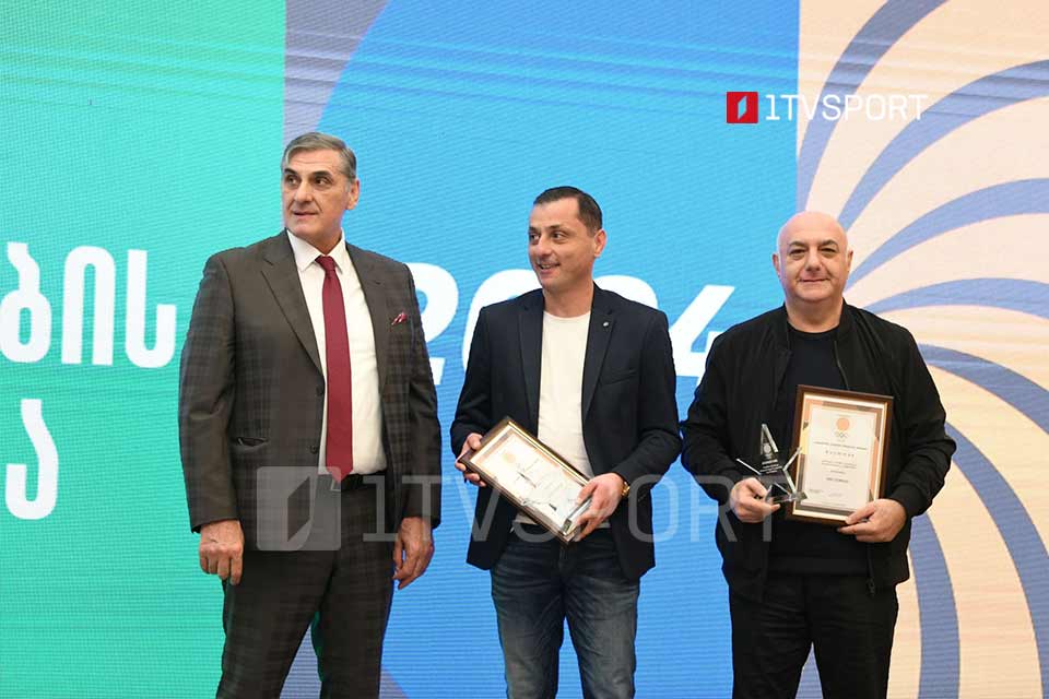 Gürcüstanın Milli Olimpiya Komitəsi Birinci Kanalın jurnalistlərini mükafatlandırıb #1TVSPORT
