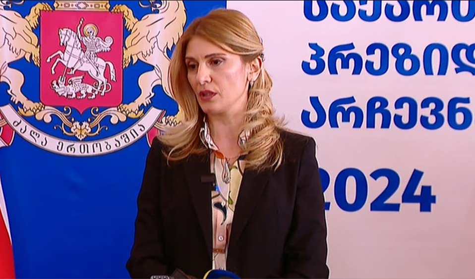 Նաթիա Իոսելիանի. Նախագահական ընտրություններին մասնակցել է ընտրական կոլեգիայի կեսից ավելին, և ընտրությունները համարվում են անցկացված, թեկնածուն ընտրված է համարվում, եթե հավաքում է կոլեգիայի 200 ձայնը
