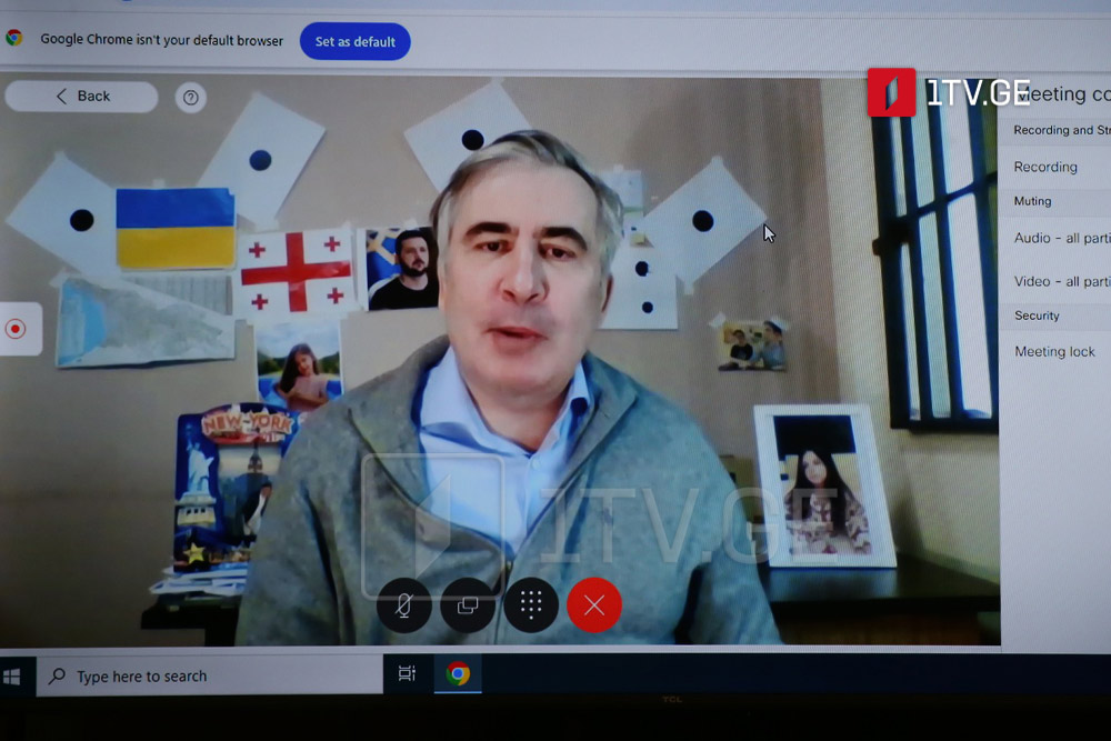 Mikheil Saakashvili positively assesses Salome Zourabichvili’s speech in European Parliament