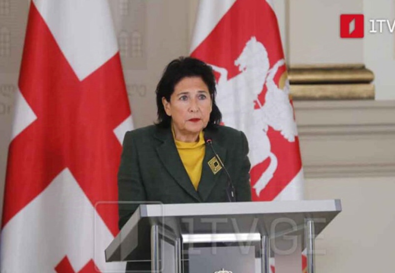 Salome Zurabişvili - Bu gün bitdi, sabahdan sizə hər şeyi danışacağam