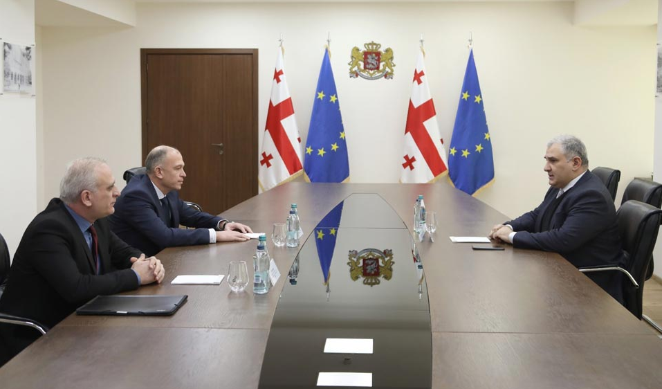 Միխեիլ Սարջվելաձեն հանդիպել է Աբխազիայի Ինքնավար Հանրապետության կառավարության նախագահի հետ