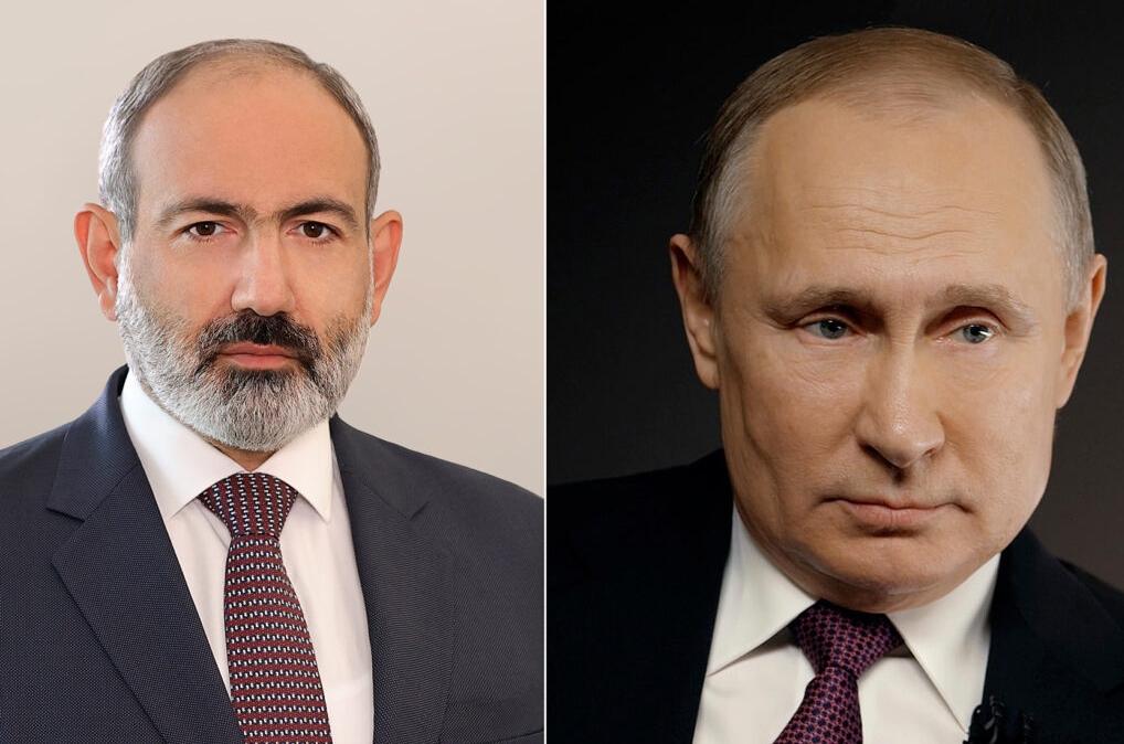 Նիկոլ Փաշինյանը և Վլադիմիր Պուտինը հեռախոսազրույց են ունեցել