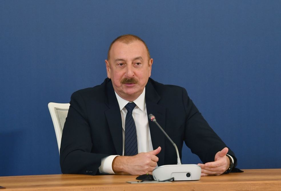 İlham Əliyev - Bakı-Tbilisi-Qars layihəsi zamanı böyük müqavimətlə üzləşmişdik, xüsusilə Amerika Birləşmiş Ştatları bunun əleyhinə idi və ovaxtkı Gürcüstan rəhbərliyinə ciddi təzyiq göstərilmişdi