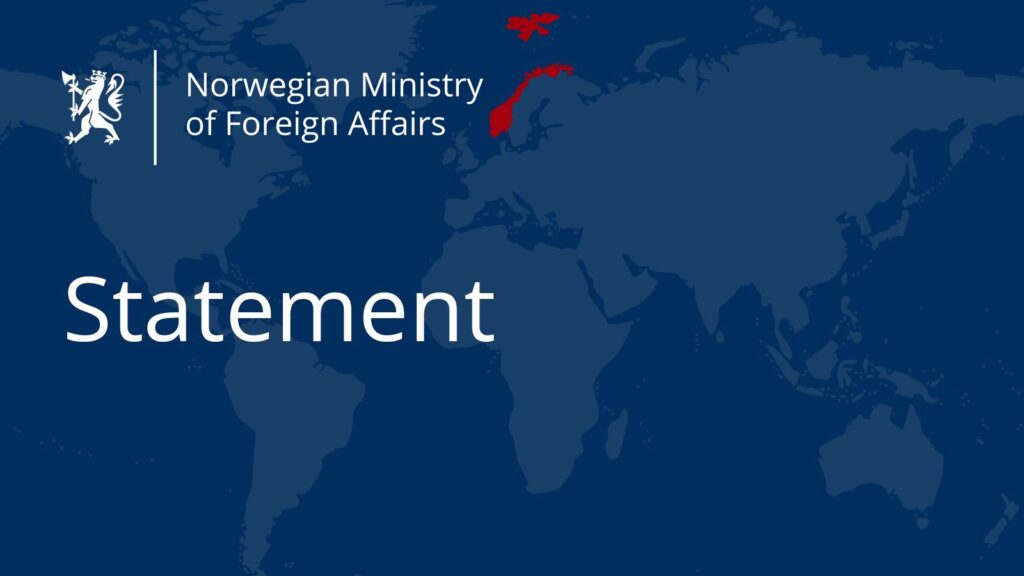 Norwegian Foreign Ministry urges for Mzia Amaglobeli's immediate release