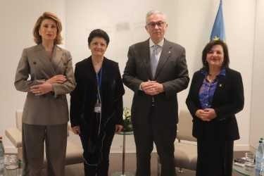 Georgian Parliamentary Delegation meets PACE President in Strasbourg