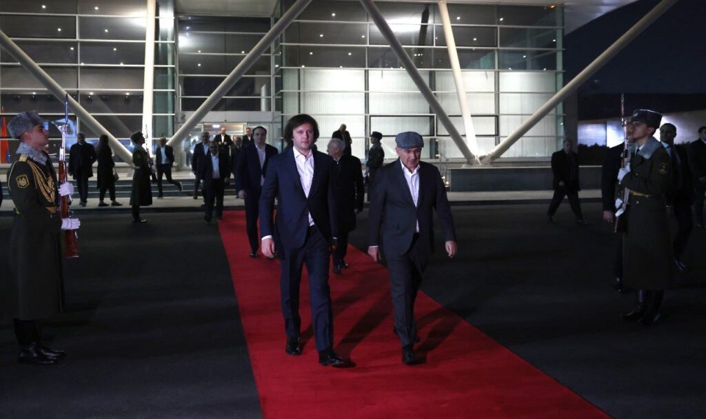 Georgian PM concludes his visit to Armenia