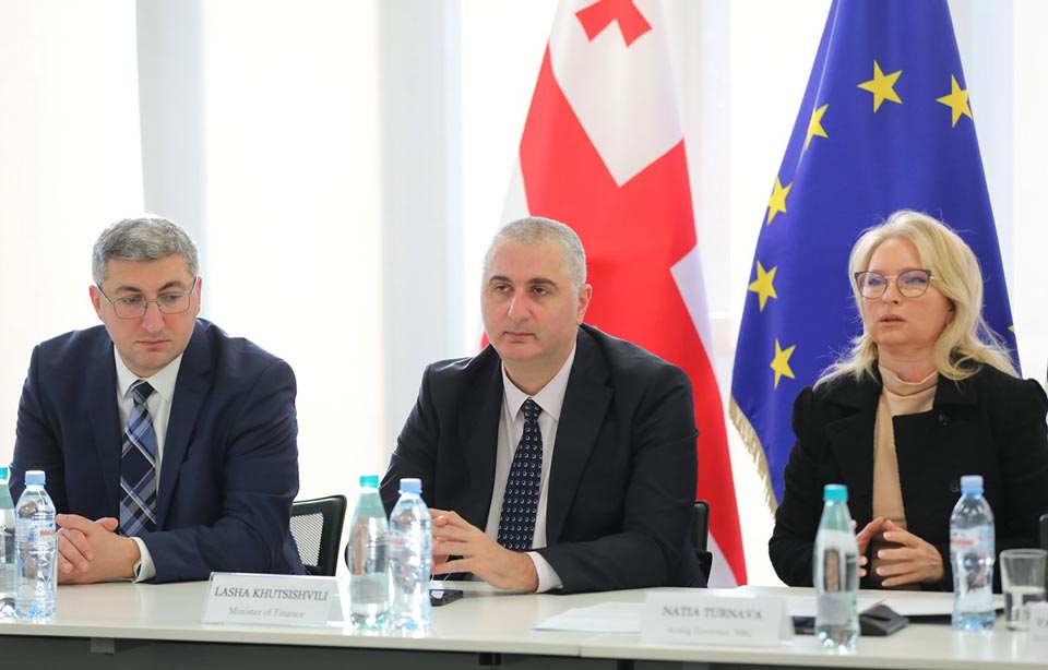 Finance and NBG leadership conclude meeting with IMF Mission