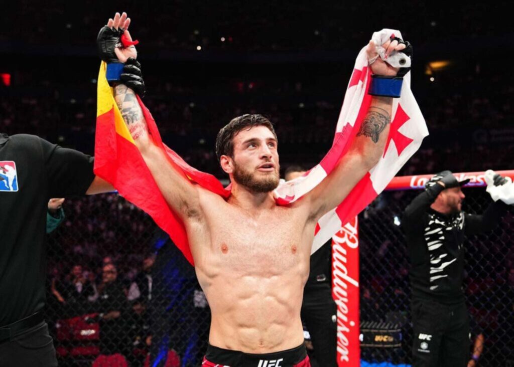 Александре Тоԥуриа UFC идебиуттә ақәԥараҿ аиааира игеит #1TVSPORT