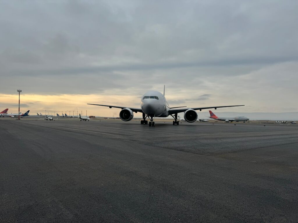 Tbilisinin Beynəlxalq Hava Limanının aerodrom hissəsində infrastruktur yaxşılaşdırılıb