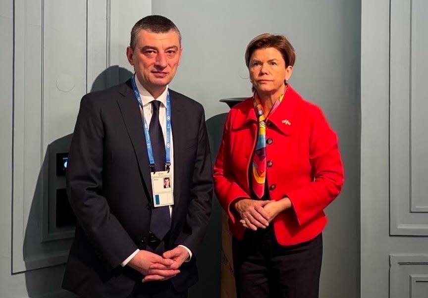 Giorgi Gakharia meets Latvian FM