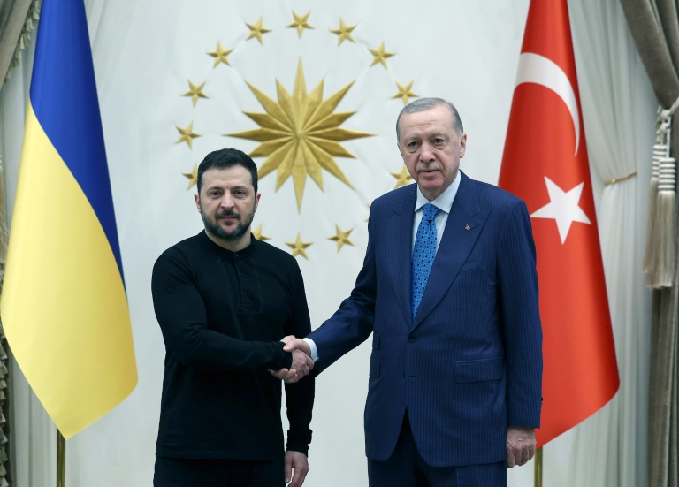 Ankarada Volodimir Zelenski və Rəcəb Tayyib Ərdoğanın görüşü keçirilir