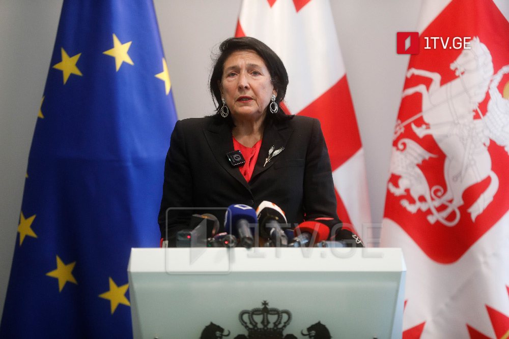 Zourabichvili demands investigation of airport incident, saying she symbolizes what GD is fighting against