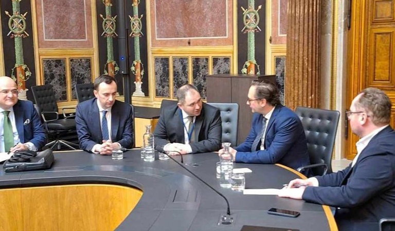 Նիկոլոզ Սամխարաձեն հանդիպել է ավստրիացի գործընկերների հետ