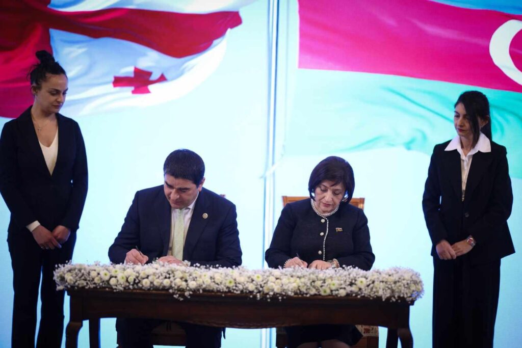 Georgian, Azerbaijani Parliaments sign Memorandum of Understanding