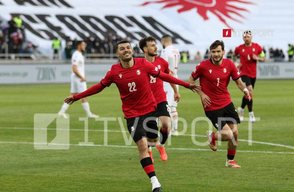 Georgia defeats Armenia 6:1, secures Nations League Division B spot