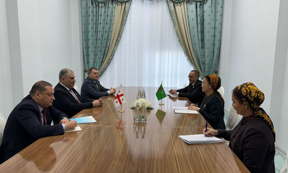 Mixeil Sarcveladze Türkmənistanda rəsmi səfərdədir