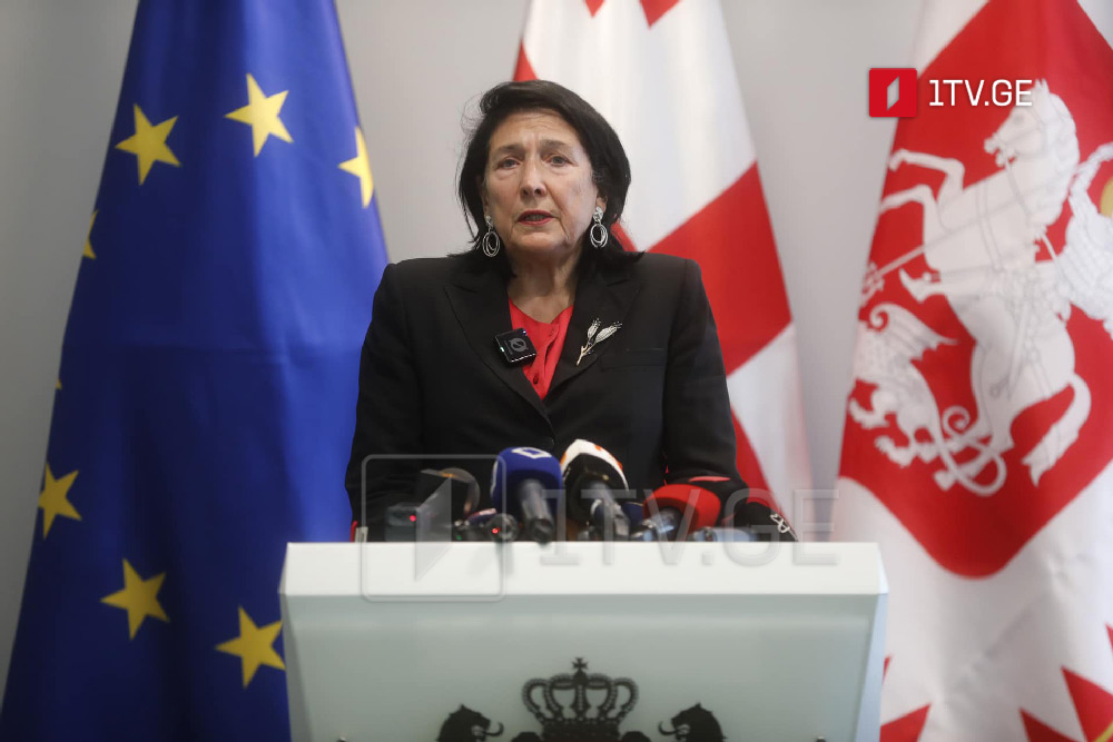 Ex-President Zourabichvili commits to achieving elections and release of political prisoners through peaceful political struggle