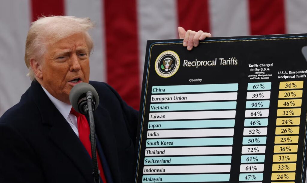 Дональд Трампы тарифтæ æндæр æмæ æндæр бæстæтыл сты 10%-æй 49% онг, Гуырдзыстон та 10 процентон номхыгъды ис