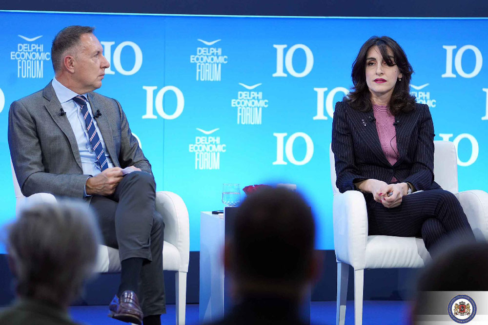 Georgian FM partakes in Delphi Economic Forum