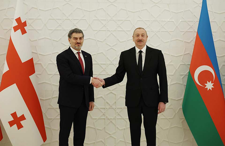 Georgia and Azerbaijan's Presidents meet in Baku for strategic talks