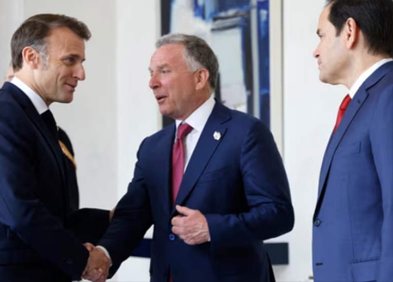 Emmanuel Makron Yelisey sarayında Marko Rubio və Stiv Uitkofa ev sahibliyi edib